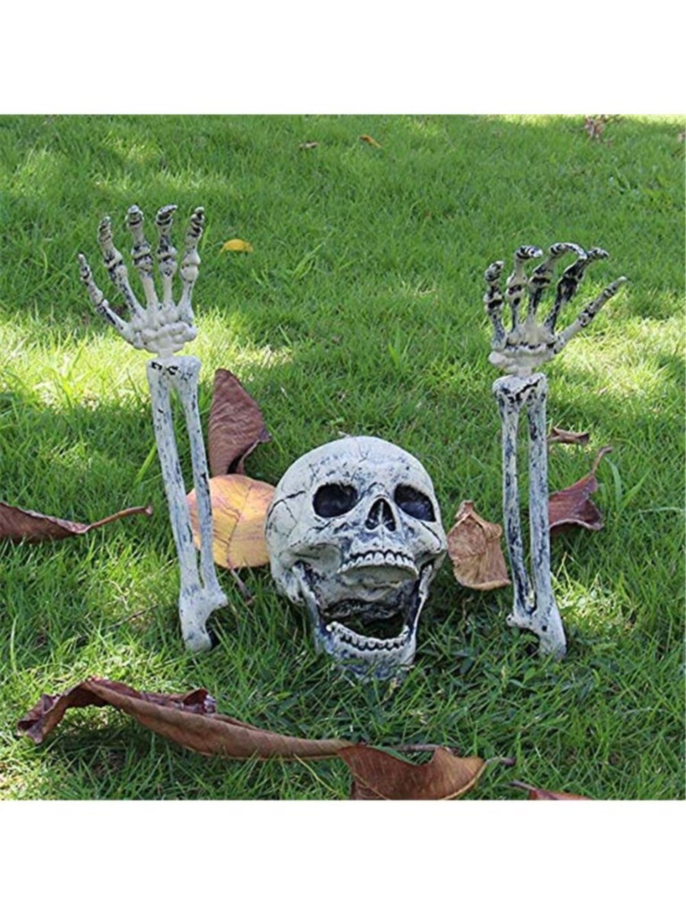 Realistic Skeleton Stakes Halloween Decorations for Lawn Stakes Garden